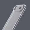 A close-up, angled view of a transparent phone case against a plain gray background. Produktbild-Vorschau