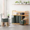 ADEL DREAM Wäschekorb 5 Fächer 2 Regale Wäschesammler 190L Produktbild-Vorschau 8
