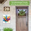 banjado Design Briefkasten Stahl silber mit Zeitungsfach Produktbild-Vorschau 4