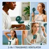 Handventilator,Tragbarer USB Handyhalter Lüfter,Mini Hand Produktbild-Vorschau 4