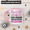 Trendation - Echte Mädchen Gehen Rudern Tasse Geschenk Produktbild-Vorschau 3