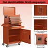 COSTWAY 2-in-1 werkbank met koffer, 8 compartimenten, Productafbeelding-voorbeeld 6