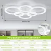 XMTECH LED stropné svetlo stmievateľné okrúhle, okrúhle Náhľad obrázku produktu 2