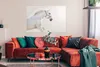 MuchoWow® Poster Pferd - Weiß - Mähne 120x90 cm - Wandbild Produktbild-Vorschau 2