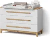 Commode à langer Livinity Mailo Blanc/Artisan XL avec 3 Voir les images du produit 1