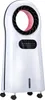 A white, tower-style air cooler with a circular fan grille at the top and a control panel in the middle. Produktbild-Vorschau