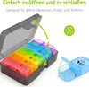 Opret box na tabletky 7 dní 2 priehradky bez BPA s veľkým Náhľad obrázku produktu 2