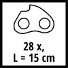 Ersatz-Sägekette 15cm, 28T, 3/10", 1,0mm (für Produktbild-Vorschau 2