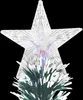 A close-up of the top of a Christmas tree with a star topper. Náhľad obrázku produktu