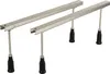Two metal bathtub support frames with adjustable black feet, shown against a white background. Produktbild-Vorschau