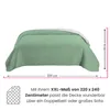XXL přehoz na postel 220x240 cm potah z mikrovlákna - Náhled obrázku produktu 2