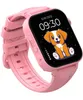A pink smartwatch with a cartoon dog on the screen, displayed on a white background. Podgląd zdjęcia produktu