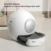 Lettiera robotica autopulente da 60 litri, 55 db, bianca Anteprima dell’immagine prodotto 5