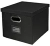 Aufbewahrungsbox für Hängeregister passend für Kallax im DIN A4 Format in Schwarz Podgląd zdjęcia produktu