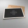 Gerahmtes Poster - Rahmen in heller Eiche - Symbol Schleife Produktbild-Vorschau 3