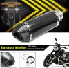 Univerzální tlumič výfuku motocyklu skútru karbonová barva Náhled obrázku produktu 1