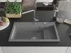 Mexen Omar Evier en granit 1 bassin 800 x 480 mm, gris, Voir les images du produit 3