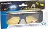 The image shows the retail packaging of night vision glasses for drivers. Produktbild-Vorschau