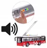 Grande autobus urbano rosso con porte apribili, suoni e Anteprima dell’immagine prodotto 9
