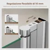 S'AFIELINA Cabine doccia pieghevole 3 pezzi per vasca Anteprima dell’immagine prodotto 4