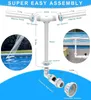 Einstellbarer Pool-Wasserfallbrunnen mit Adapterbelüfter Produktbild-Vorschau 2