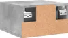 vidaXL Tables de chevet murales 2 pcs. Gris béton 35x35x20 Voir les images du produit 10