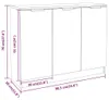 vidaXL Příborník Sonoma Dub 90,5x30x70 cm výrobek ze dřeva Náhled obrázku produktu 9