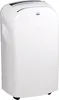 A white portable air conditioner unit is shown from a three-quarter angle against a white background. Produktbild-Vorschau