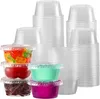 50 Sets 2oz Plastikbehälter mit Deckel, Einwegbecher, Produktbild-Vorschau 1