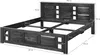 MASSIVMOEBEL24 Bett Akazie 180x200x90 nougat lackiert Produktbild-Vorschau 8