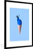 MuchoWow® Gerahmtes Poster Pfau - Eistüten - Eiscreme - Produktbild-Vorschau 1