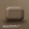 Accezz Echtes Leder Case AirPods Pro 3 - Taupe Produktbild-Vorschau 2