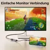 deleyCON USB-C auf DisplayPort Adapter Kabel (4K@60Hz, Produktbild-Vorschau 5