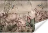 Muralo Selbstklebende Fototapete LOTUSBLUMEN Blätter Vögel Produktbild-Vorschau 1