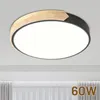 Ikodm LED Deckenleuchte Holz 40cm, 60W Dimmbar Deckenlampe Produktbild-Vorschau 13