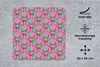MuchoWow® Mauspad Mousepad Hirsche - Muster - Lila 20x20 cm Produktbild-Vorschau 2