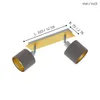 Eglo 97537 VALBIANO E14 double plafonnier 320x70mm laiton Voir les images du produit 3