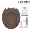 SCHÜTTE MDF WC-Sitz DARK WOOD, mit Absenkautomatik Produktbild-Vorschau 6