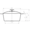 Gusseisen Topf 3L Gusseiserner Topf Ø 22 cm Kochtopf aus Produktbild-Vorschau 5