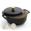 FCH Gusseisen Topf 26cm - 5QT-4.6L Emaille Bräter mit Produktbild-Vorschau 4