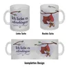 Ich liebe es abzuhängen Glas Tasse mit Fledermaus, Schrift Produktbild-Vorschau 4