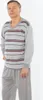Pyjama Herren lang Schlafanzug Schlafkleidung Nachtwäsche, Produktbild-Vorschau 4