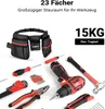 Wiltec Werkzeuggürtel 63,5 x 25,5 cm bis 15 kg, Werkzeug Produktbild-Vorschau 4