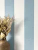 NEWROOM Tapete Junia Blue Blau Vliestapete - Streifen Produktbild-Vorschau 1