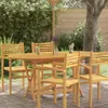 vidaXL Klappbarer Gartentisch 160x85x75 cm Massivholz Produktbild-Vorschau 1