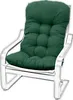 A green cushion on a white chair. Anteprima dell’immagine prodotto