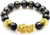 Feng-Shui-Armband, schwarzer Obsidian, Reichtum, Produktbild-Vorschau 1