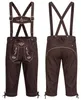 Trachten Kniebundhose Jeans Hose mit Hosenträgern, Produktbild-Vorschau 8
