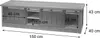 Rack TV HWC-K75, Table de télévision, portes coulissantes, Voir les images du produit 11
