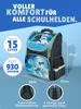Školní brašna pro chlapce a dívky 1. třídy v modré barvě s Náhled obrázku produktu 2
